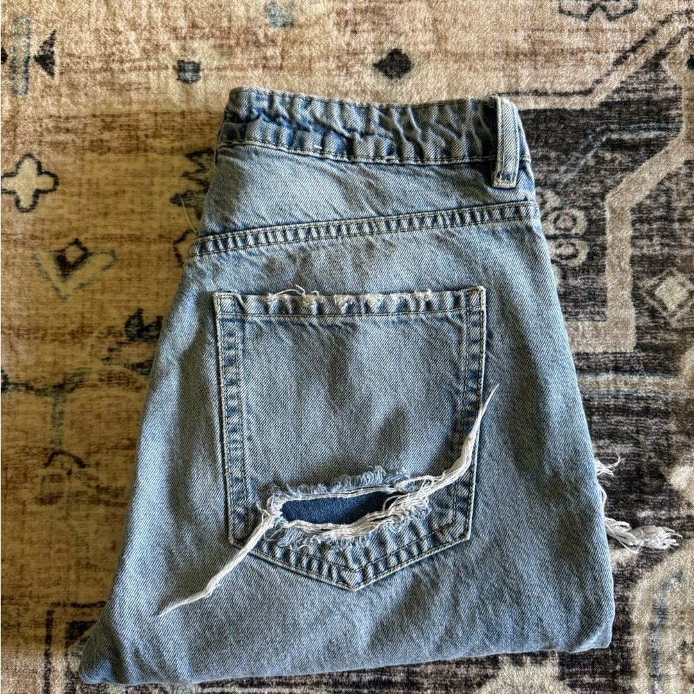 Garage Blue Distressed Jeans